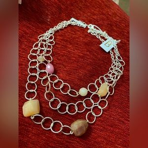 Chain Necklace Semi Precious